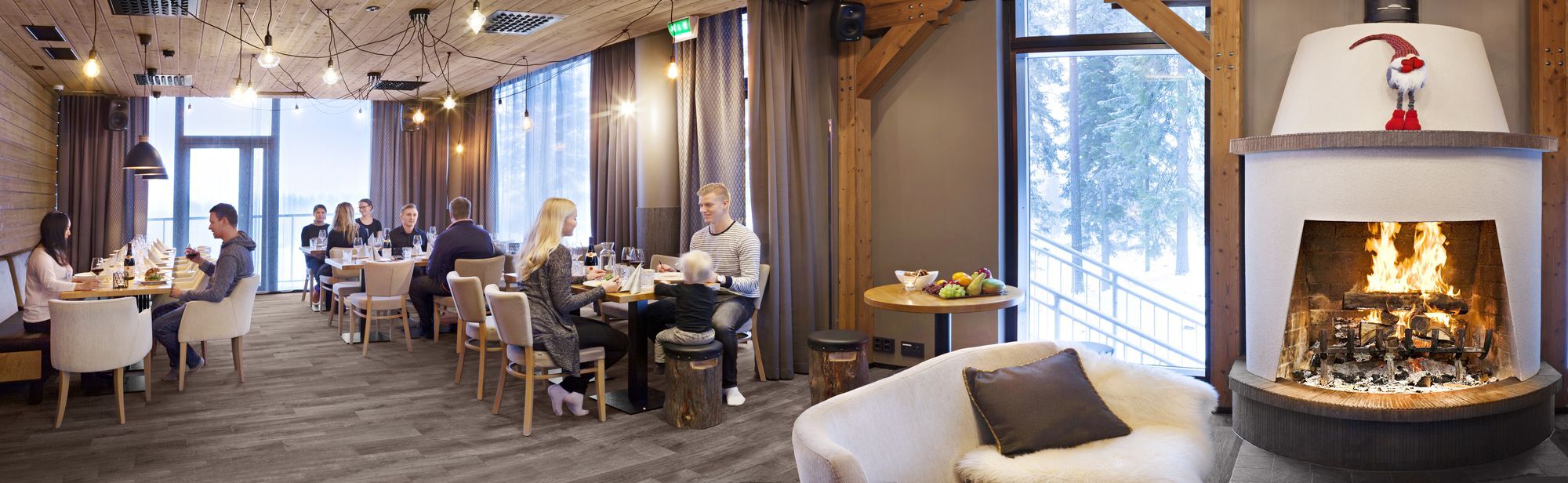 Hotel Aateli Hillside Vuokatti Eksteriør bilde