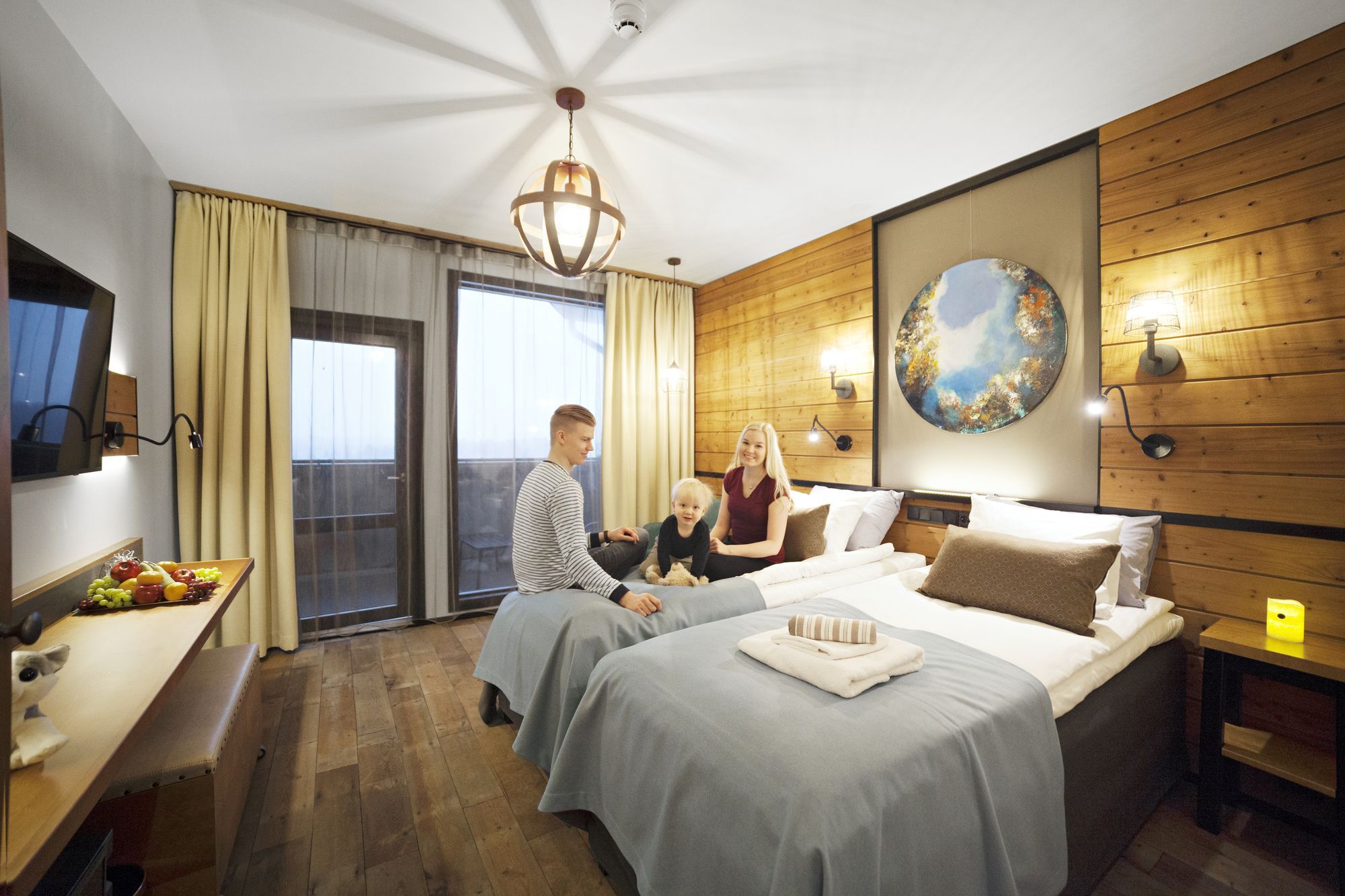 Hotel Aateli Hillside Vuokatti Eksteriør bilde