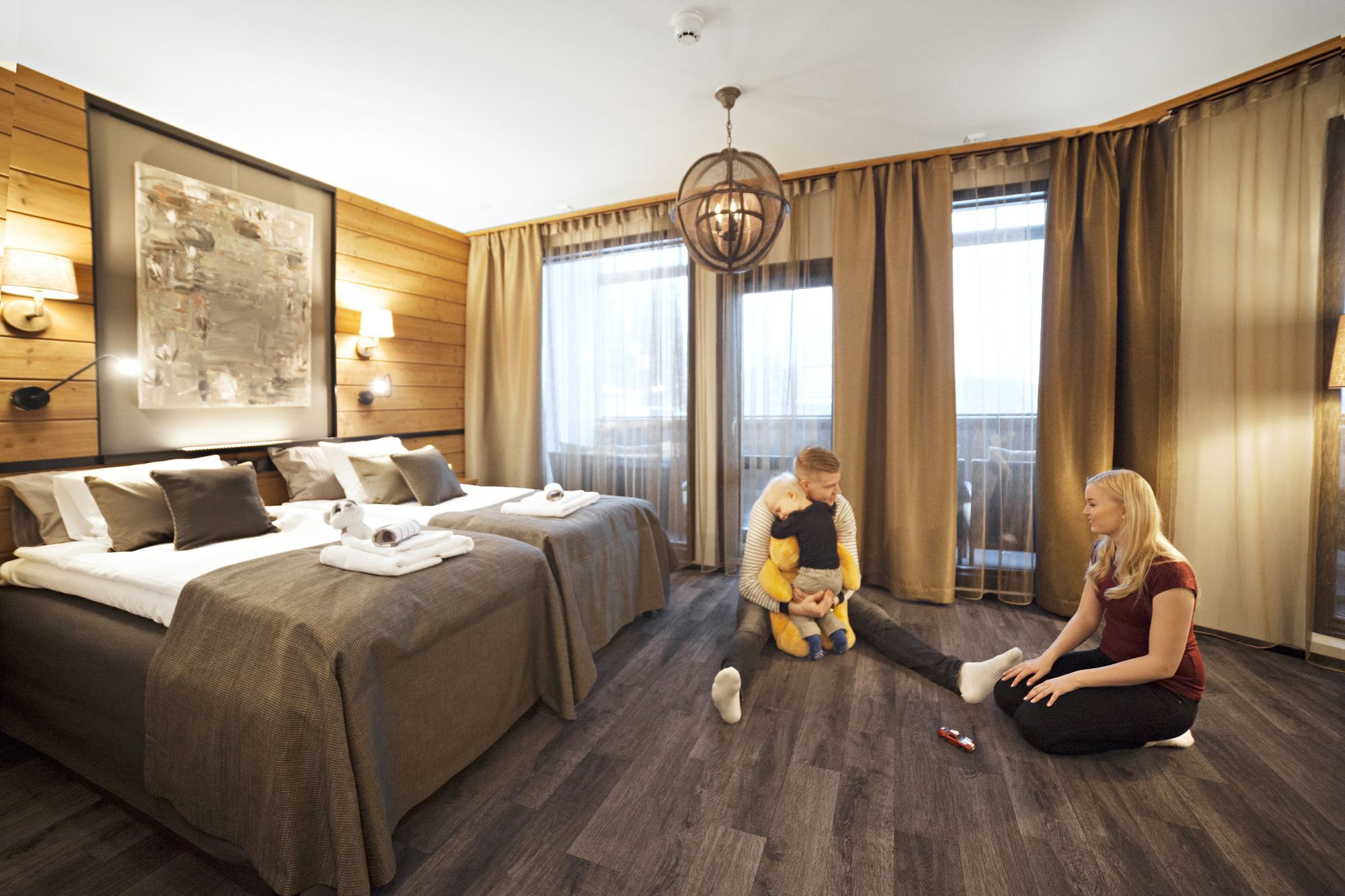 Hotel Aateli Hillside Vuokatti Eksteriør bilde